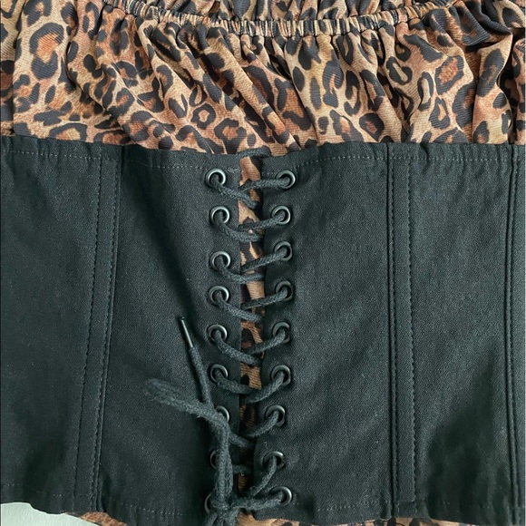 I.AM.GIA leopard print corset top - Picture 3 of 7